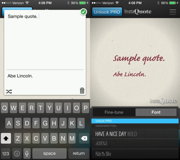 Here's a quick guide on adding quotes to Instagram photos. 