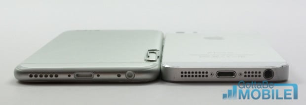 This iPhone 5s vs iPhone 6 comparison shows a similar thickness, but the new iPhone may end up smaller.