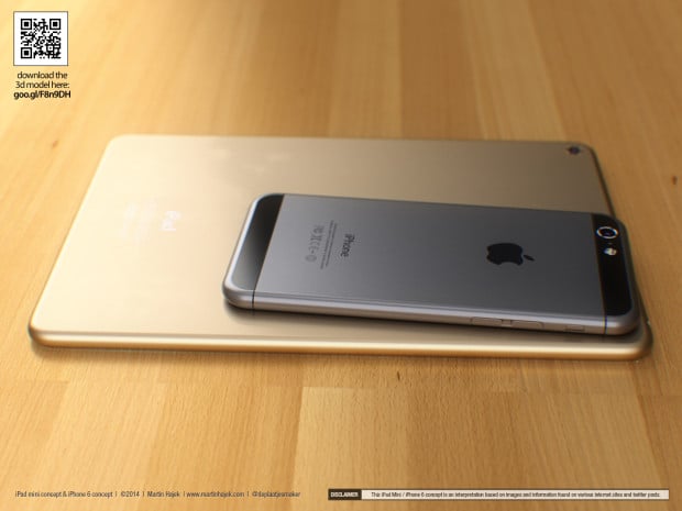 This iPhone 6 concept shows a design similar to iPhone 6 rumors.