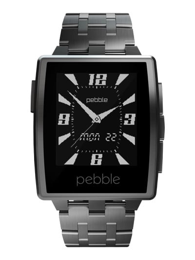 pebble steel in silver