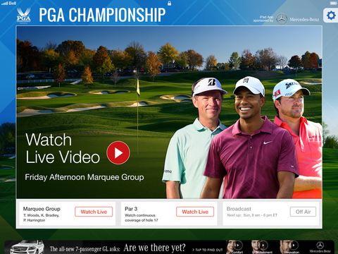 Watch the 2014 PGA Championship livestream on iPhone, iPad or Android.