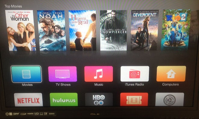 Apple TV iOS 7 Redesign