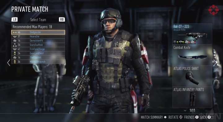 You'll also earn gear to upgrade the looks of your Call of Duty: Advanced Warfare character.