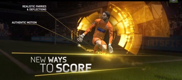 You'll discover new ways to score in FIFA 15 that looks incredible.