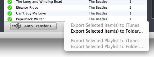 Click on Export selected song to: the option you want. 