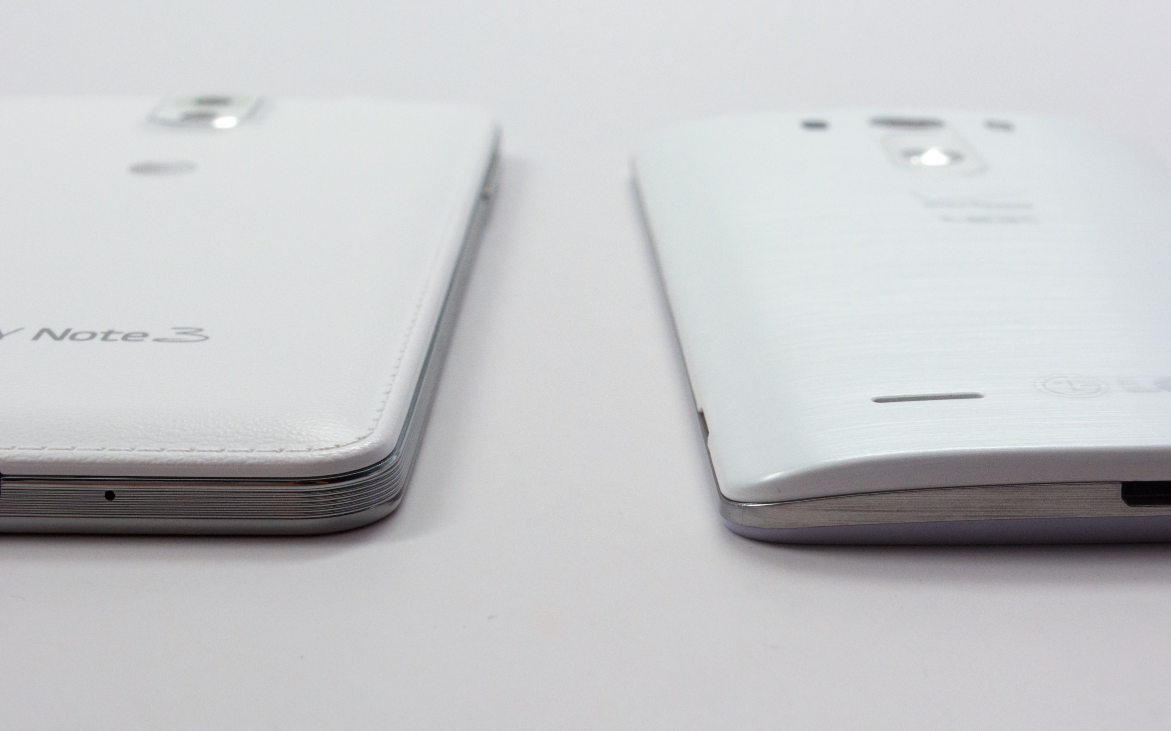 A curved back and sloped edges make the LG G3 easier to hold with one hand.