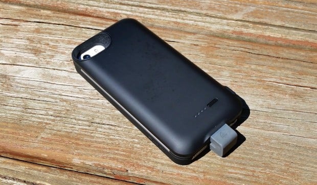 Add battery power with the Case+ battery pack.
