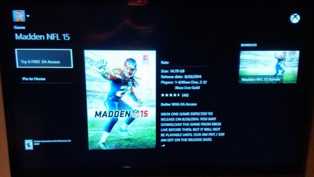 No option to play until 3AM on the Madden 15 release date is ludicrous.