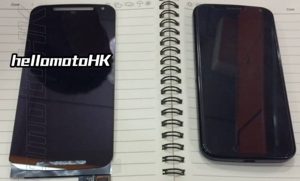 This leak shows a larger Moto X+1 display.