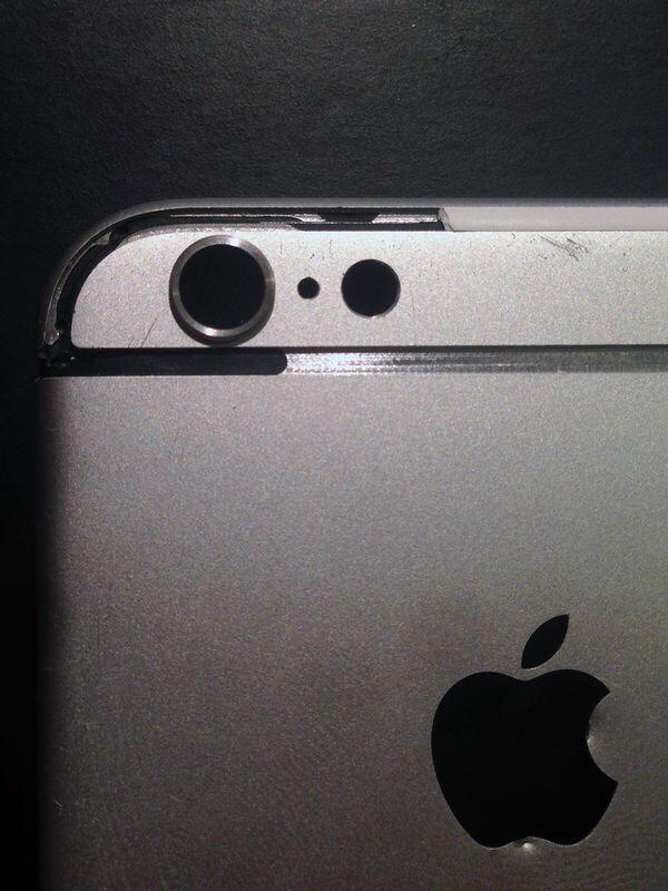 This close up is one of two new iPhone 6 photos that show a key part of the new iPhone design.