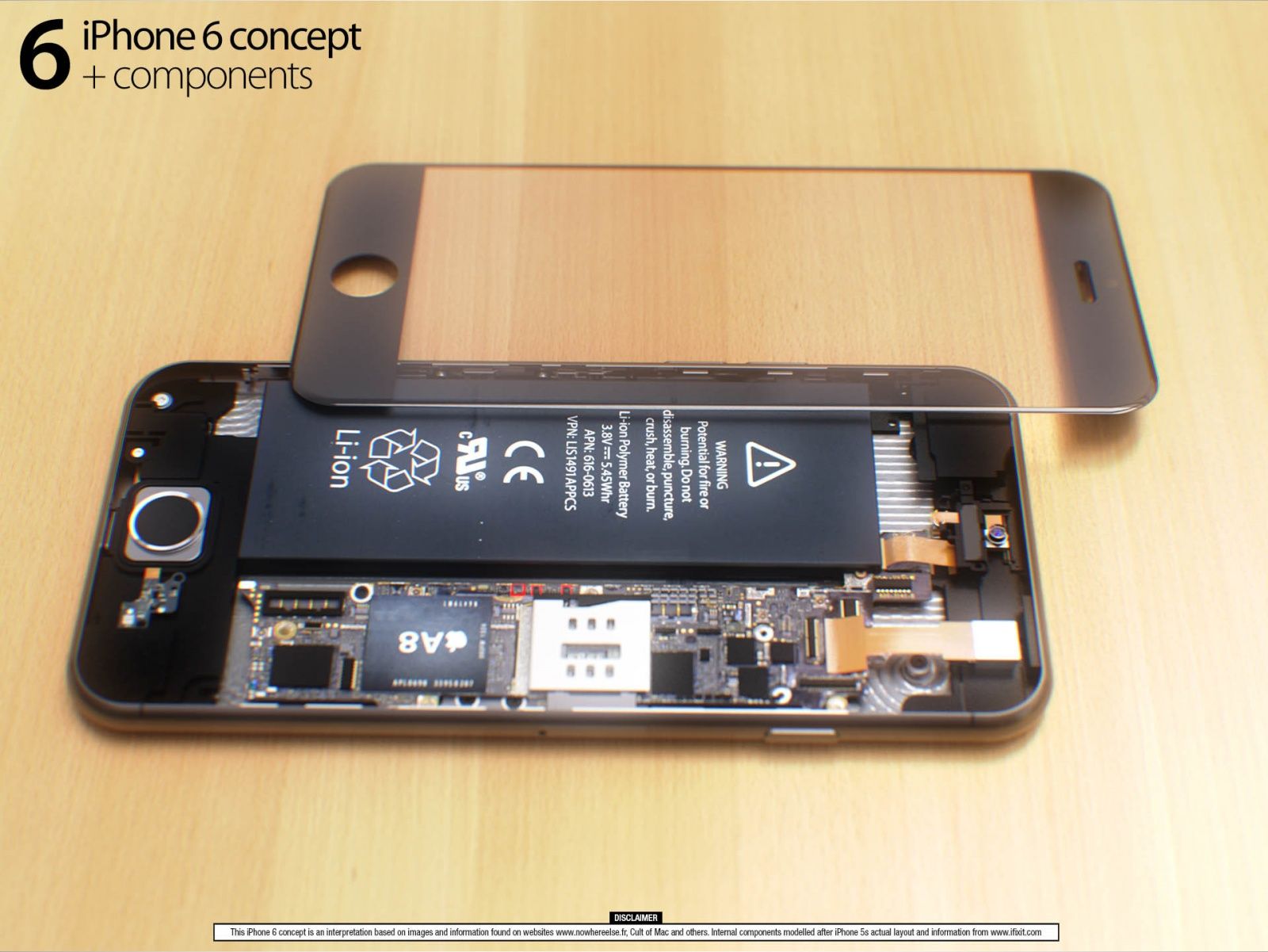 Look inside the iPhone 6 with this cool iPhone 6 concept.