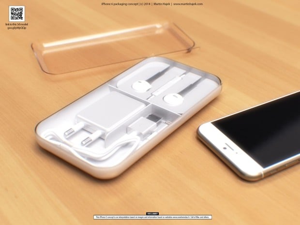We could see a surprise in the box when the iPhone 6 release arrives. (Concept by Martin Hajek)