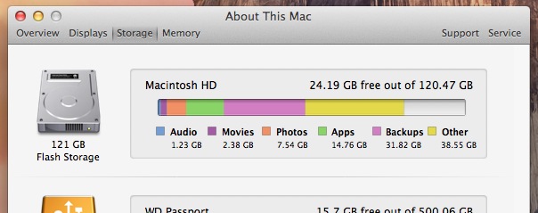 Mac "Other" Storage