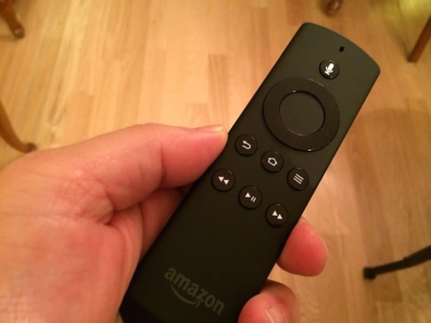 The remote is easy to use and includes voice search.