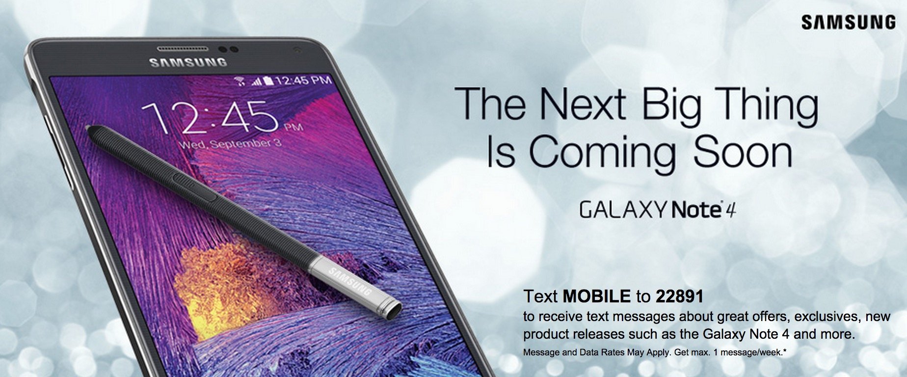 You can get your own Galaxy Note 4 hands on time before the release at select Best Buy stores.