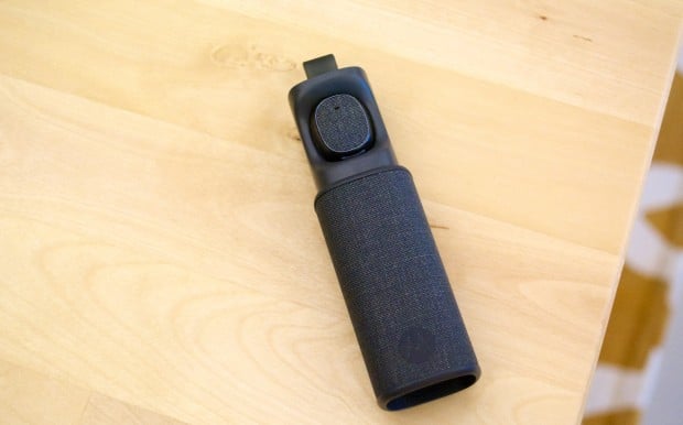 The Moto Hint carrying case also charges the headset.