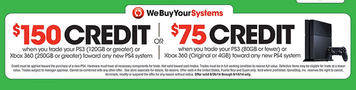 This is one PS4 trade-in deal Xbox 360 and PS3 owners can't pass up.