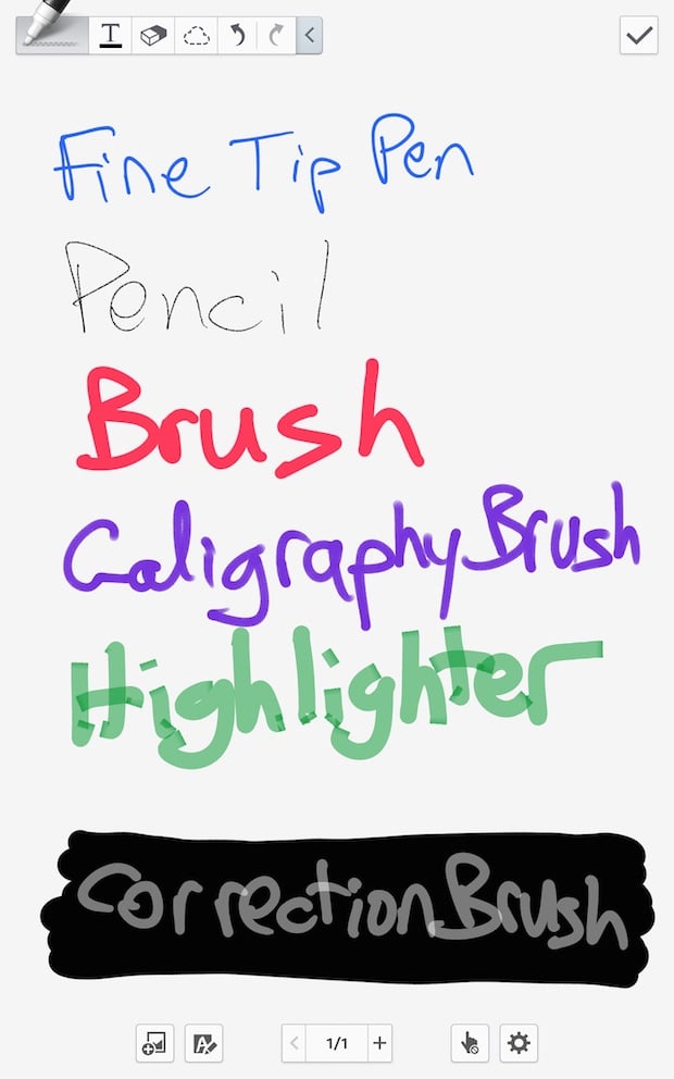 S Note Pen Styles