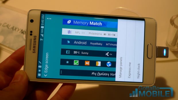 Samsung Galaxy Note Edge Photos Side Edge