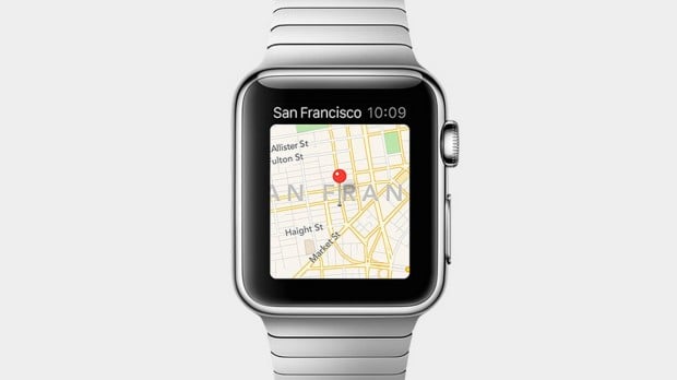 apple watch maps