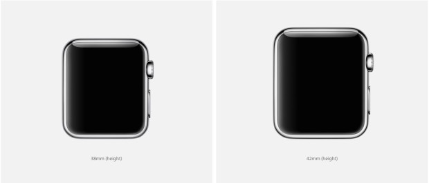 Apple Watch two sizes