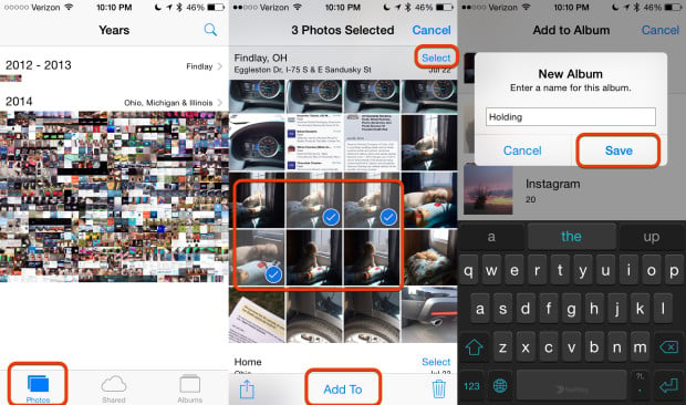 This is a temporary iOS 8 Camera roll fix for using your photos in apps like Facebook, Instagram, Twitter and Dropbox.