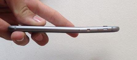 One example of the iPhone 6 bending.