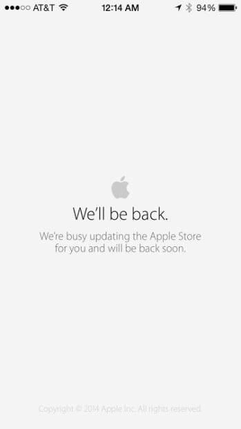 The Apple Store is still down for some.