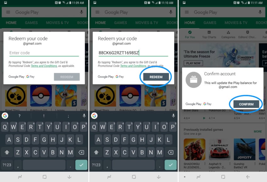 Cara redeem code google play