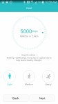 Huawei Talkband B1 Android App steps goal setting