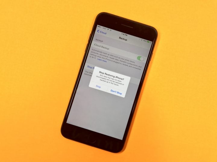 How to Stop an iCloud Restore That is Stuck