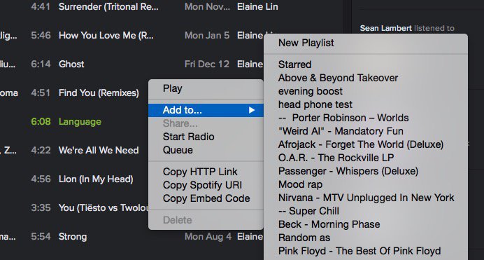 Use this guide to copy a Spotify playlist.