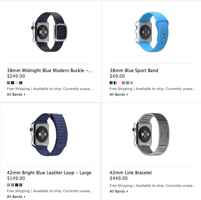 Apple Watch band prices aren't cheap.
