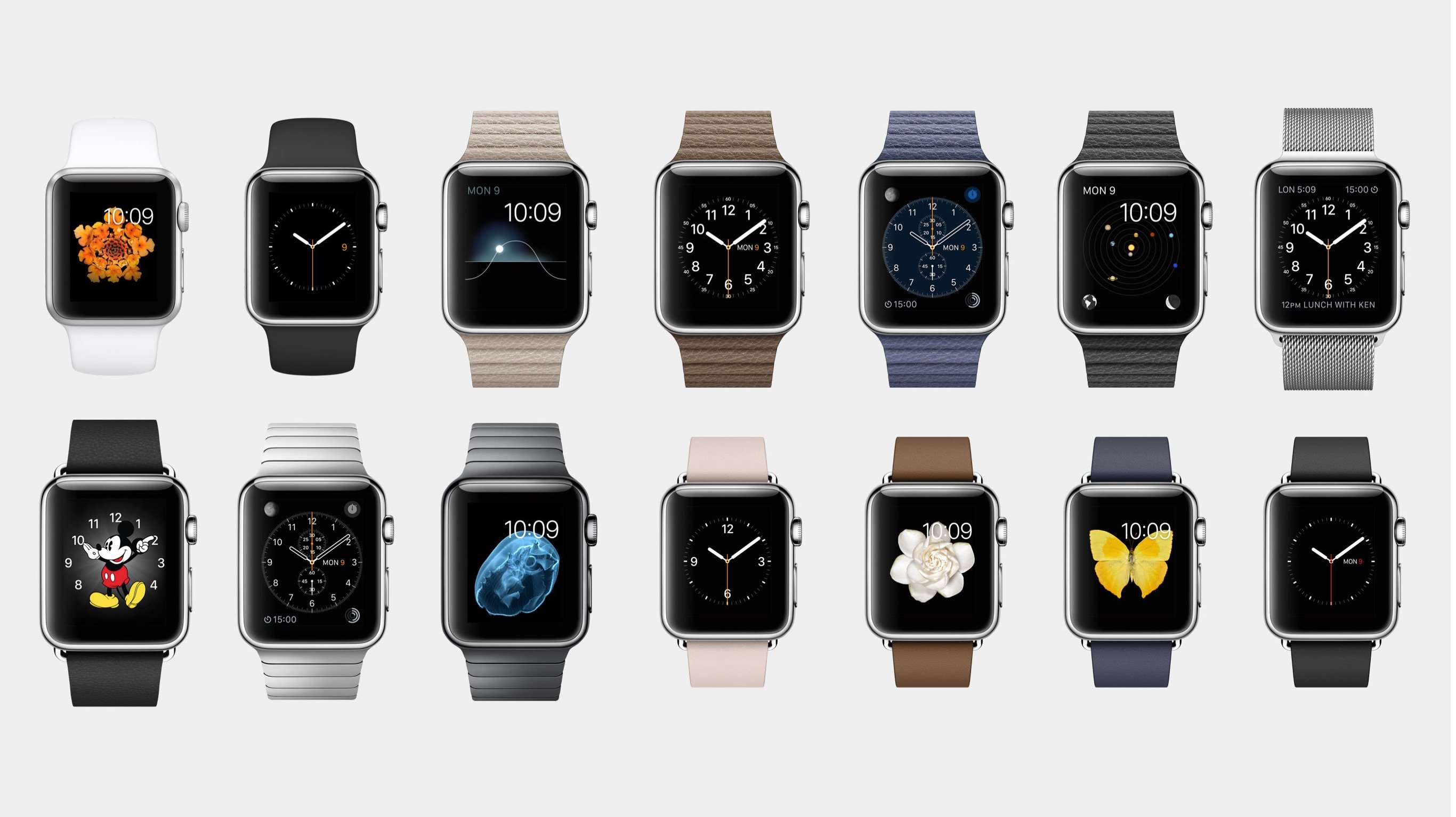 Apple Watch prices vary based on band and finish.