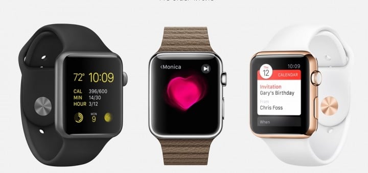 You can also buy three versions of the Apple Watch.