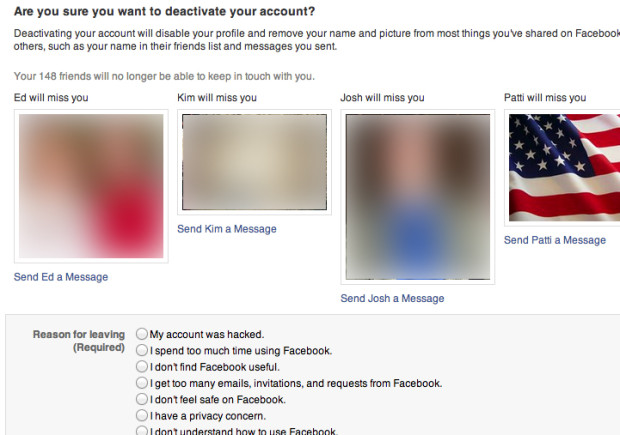 You can delete your Facebook account, but it is really just deactivated.