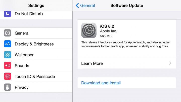 This is how you install the iOS 8.2 update on iPhone, iPad and iPod touch.