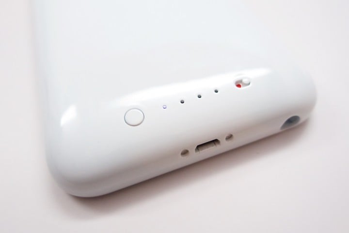 See how much battery life is left, turn the power on and charge.