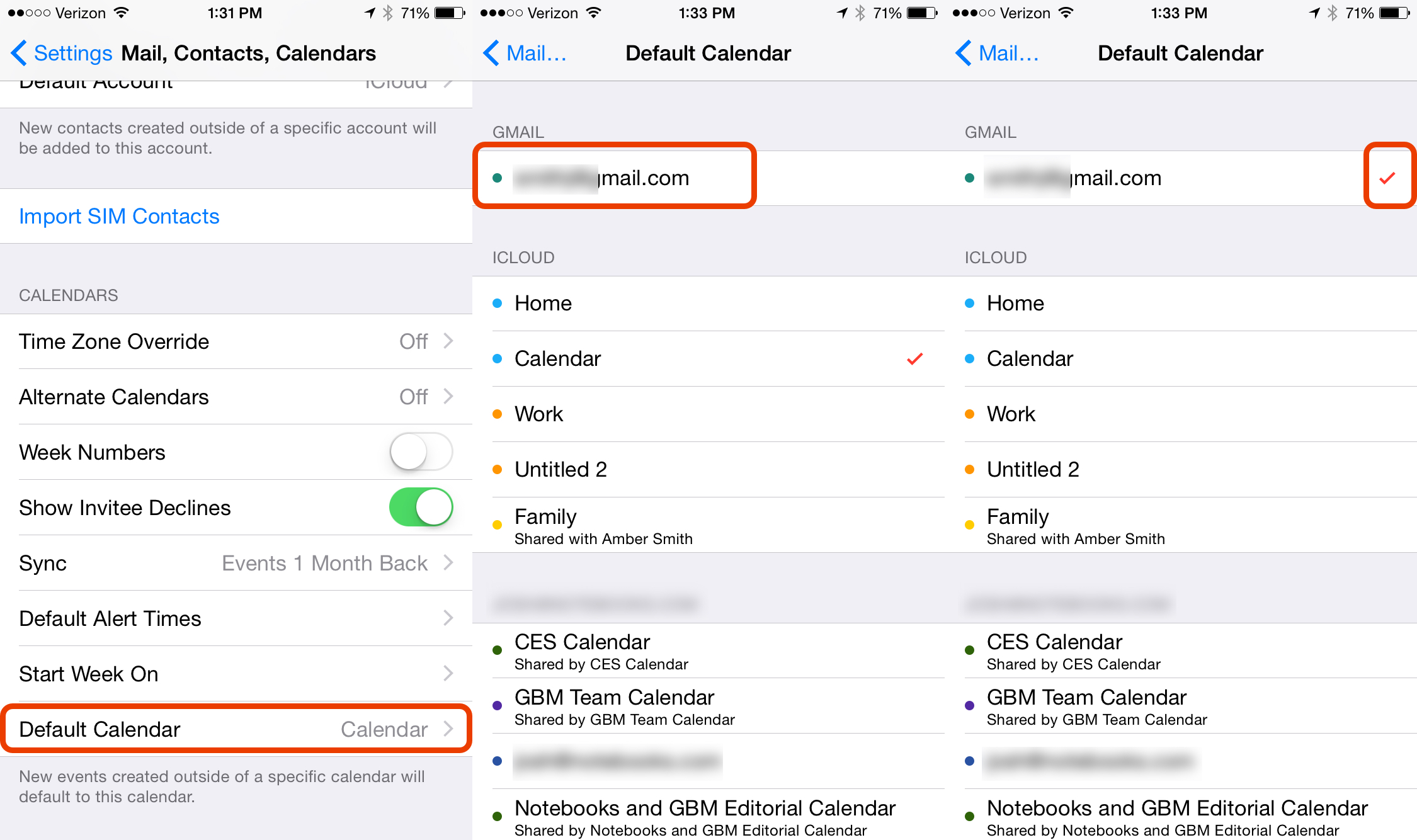 How to Set the Default iPhone Calendar