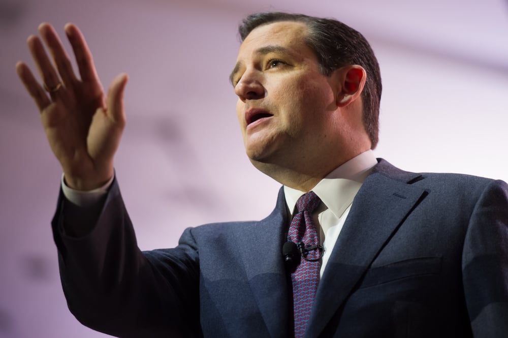 Ted Cruz announced his presidential bid on Twitter. Christopher Halloran / Shutterstock.com