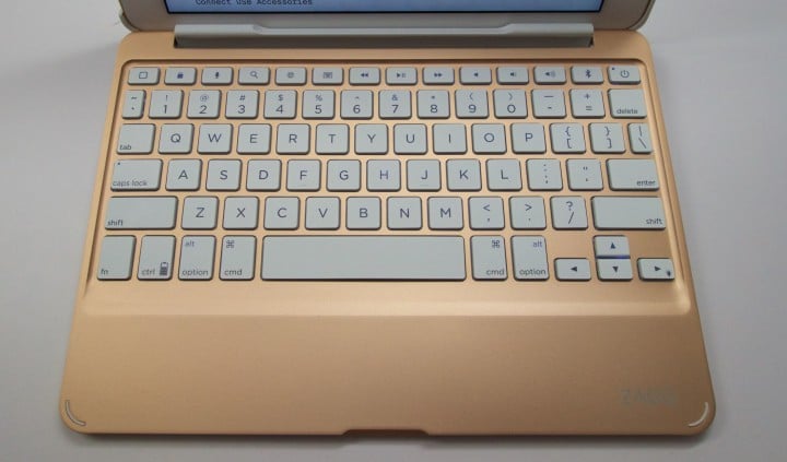 Type fast and with good accuracy on the Zagg Slim Book.