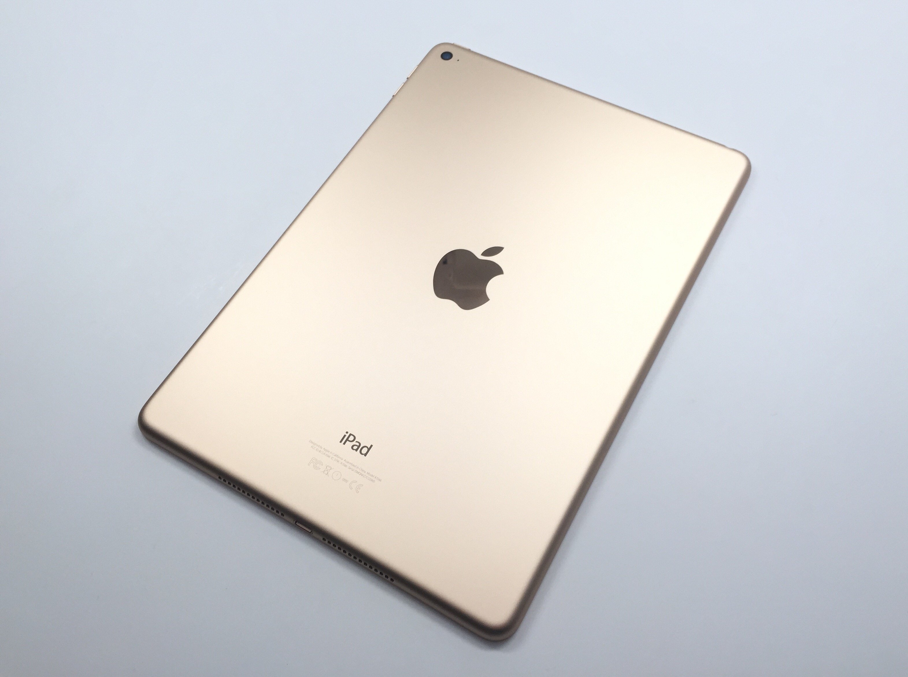 The new iPad air 2 is thinner, lighter and available in gold.