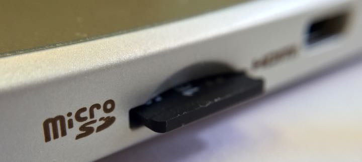 toshiba encore 2 write micro-sd card slot