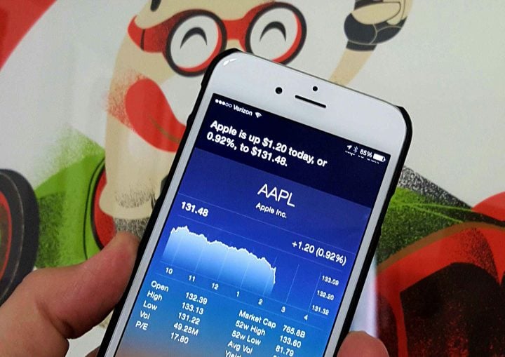 Apple Stock hits a record high without the need for an IPhone 6s release.