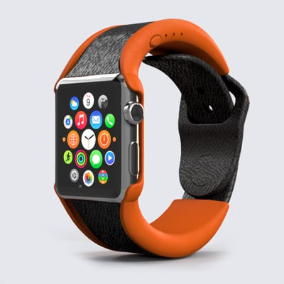 You can buy an Apple Watch band with a battery in it.