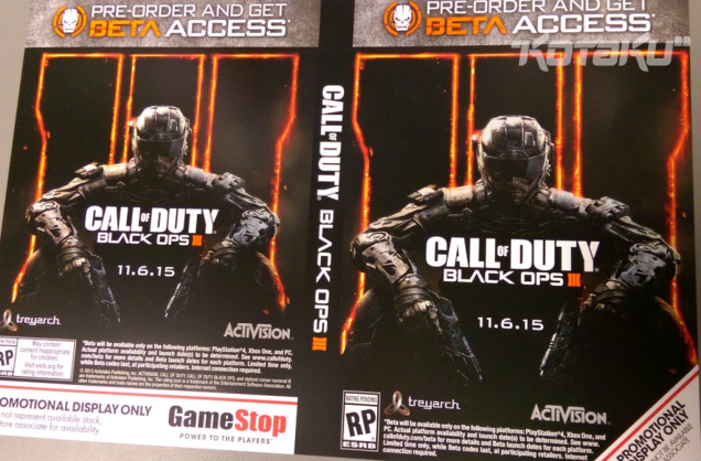 A new poster shows a Call of Duty: Black Ops 3 release date on November 6th.