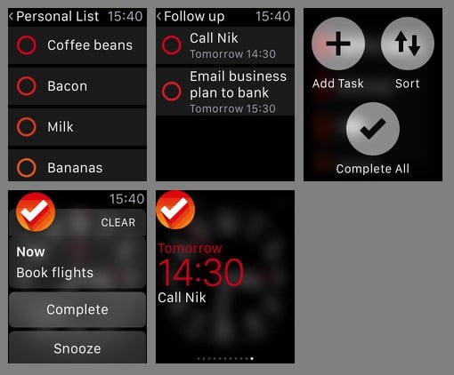 Clear Apple Watch App