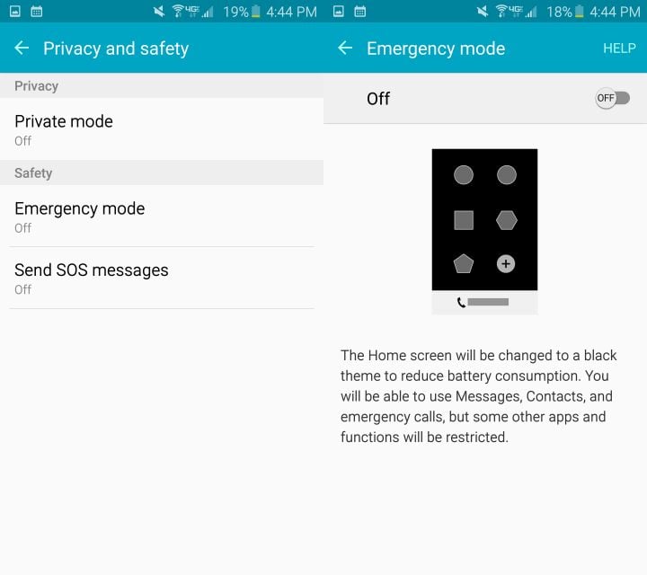 Turn on Emergency Mode when you need power and connectivity.