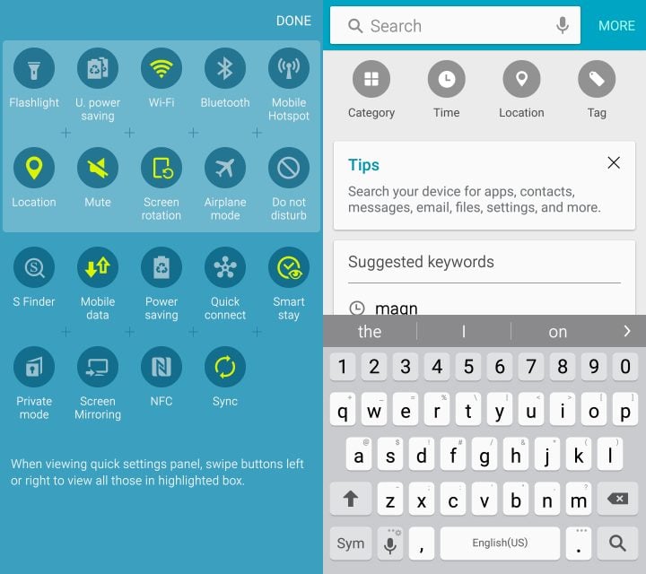 Use S Finder to search your Galaxy S6 or Galaxy S6 Edge.