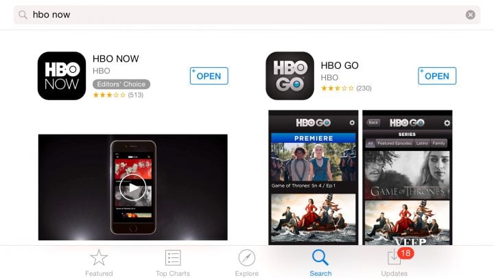 HBO Now and HBO Go are similar, but different in key ways.